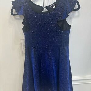 NWT! Hannah Banana Glittering Blue Kids Dress